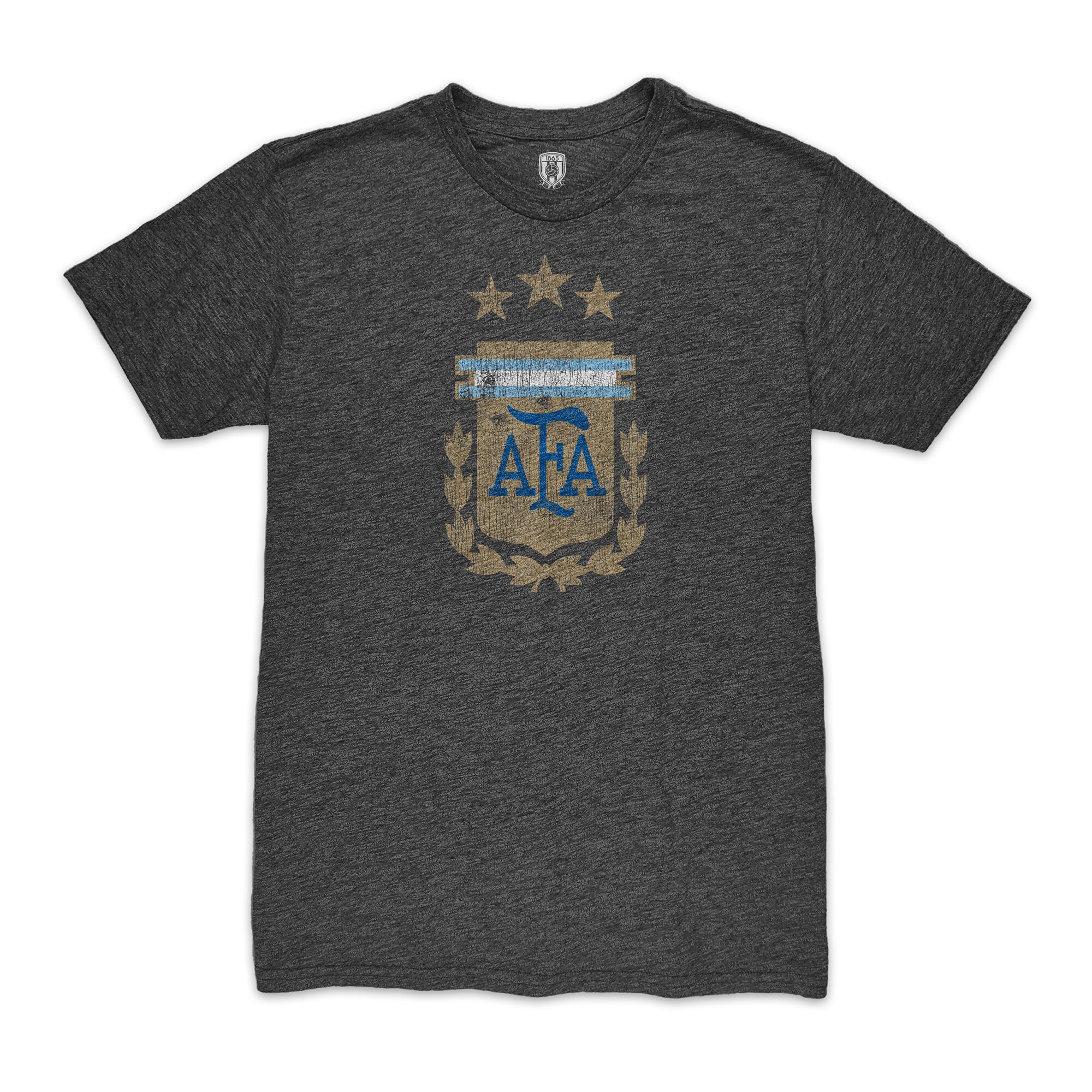 alejandro garnacho argentina national team 1863fc player vintage tri-blend t-shirt – black Collection | Australia Football Jerseys And World Cup Kits