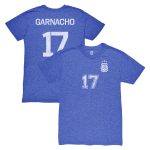 alejandro garnacho argentina national team 1863fc player vintage tri-blend t-shirt – blue Collection | Australia Football Jerseys And World Cup Kits