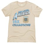 argentina national team 1863fc 16-time copa america champions t-shirt – cream Collection | Australia Football Jerseys And World Cup Kits