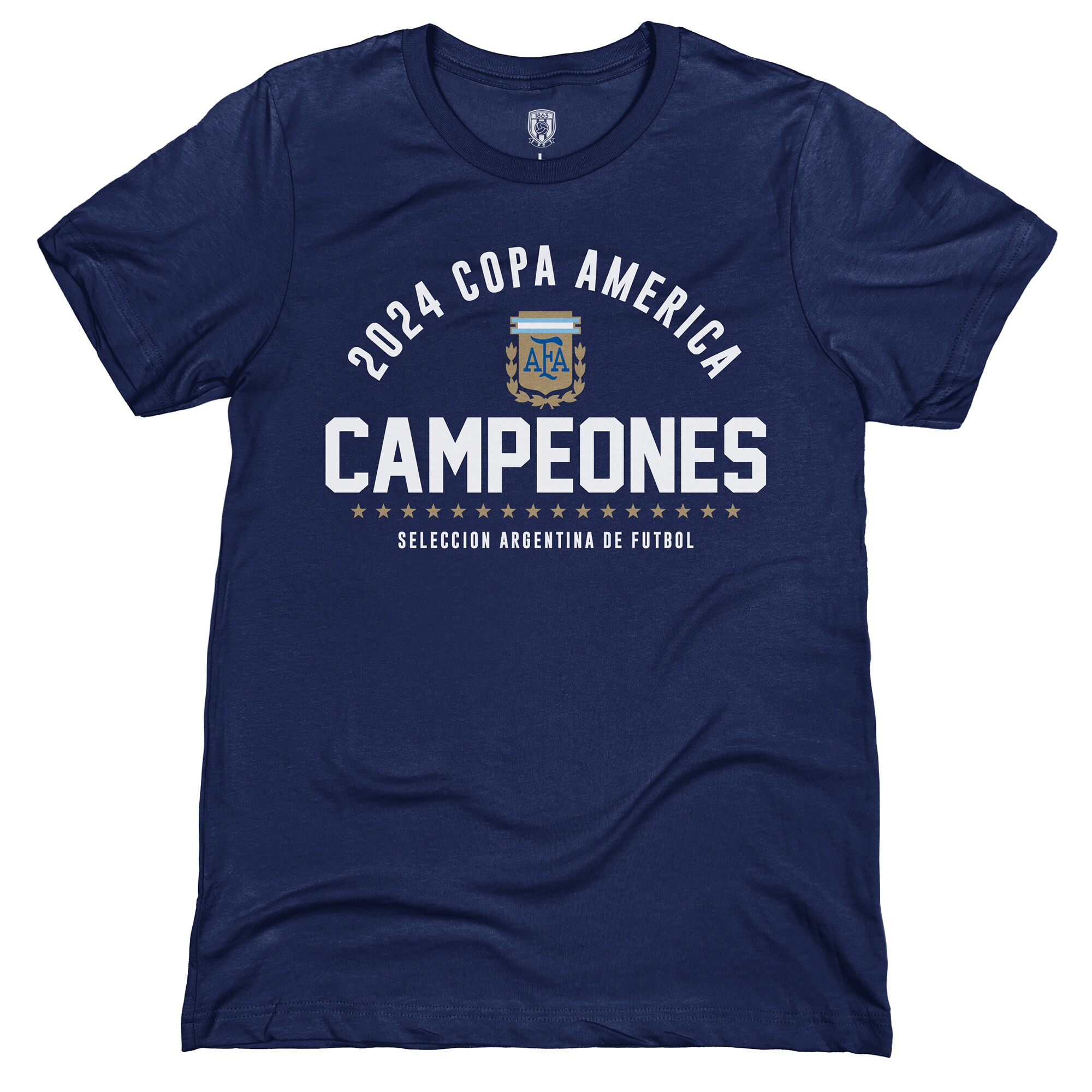 argentina national team 1863fc 2024 copa america champions t-shirt – navy Collection | Australia Football Jerseys And World Cup Kits