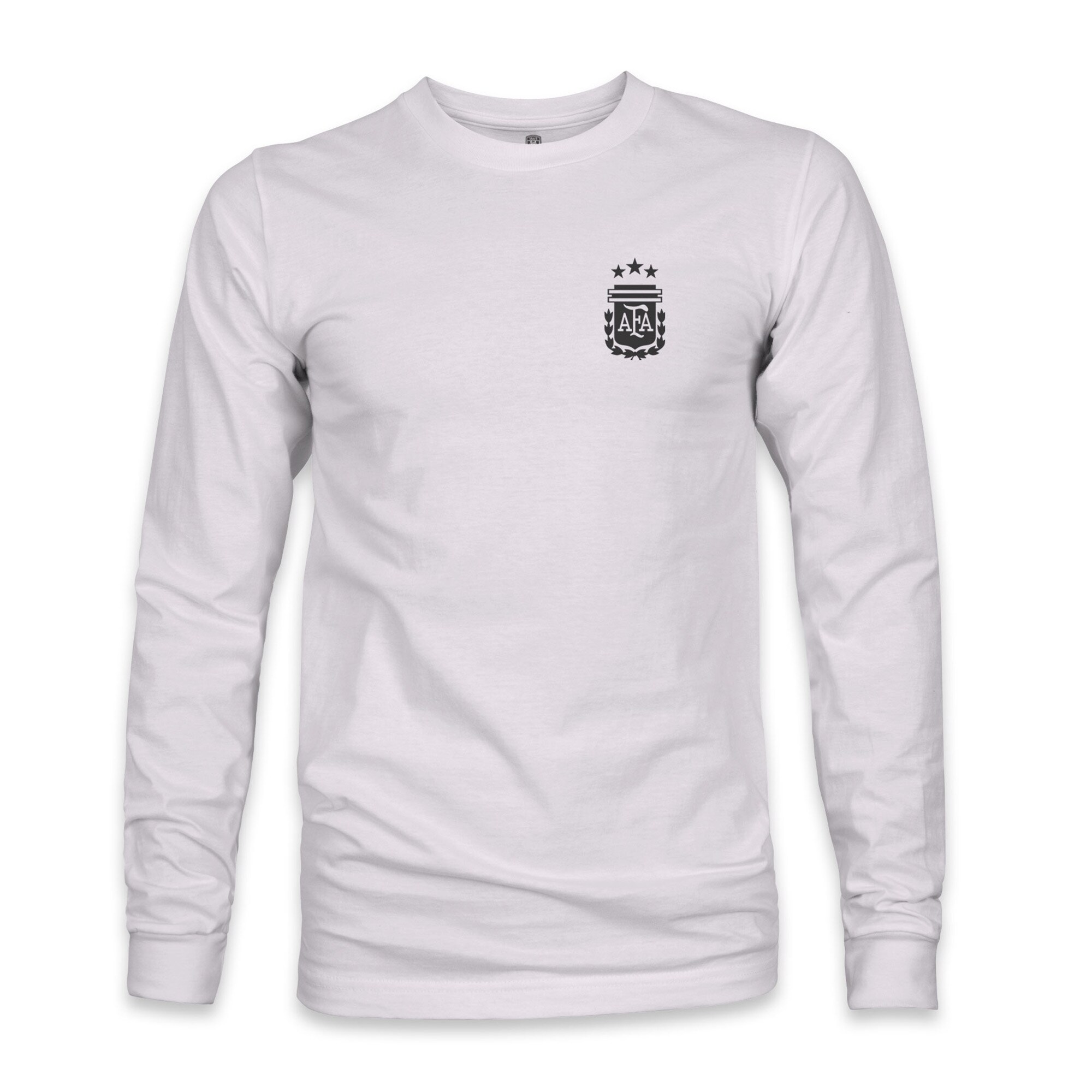 argentina national team 1863fc back team arch long sleeve t-shirt – gray Collection | Australia Football Jerseys And World Cup Kits