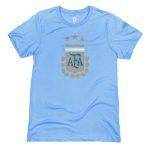 argentina national team 1863fc badge t-shirt – light blue Collection | Australia Football Jerseys And World Cup Kits