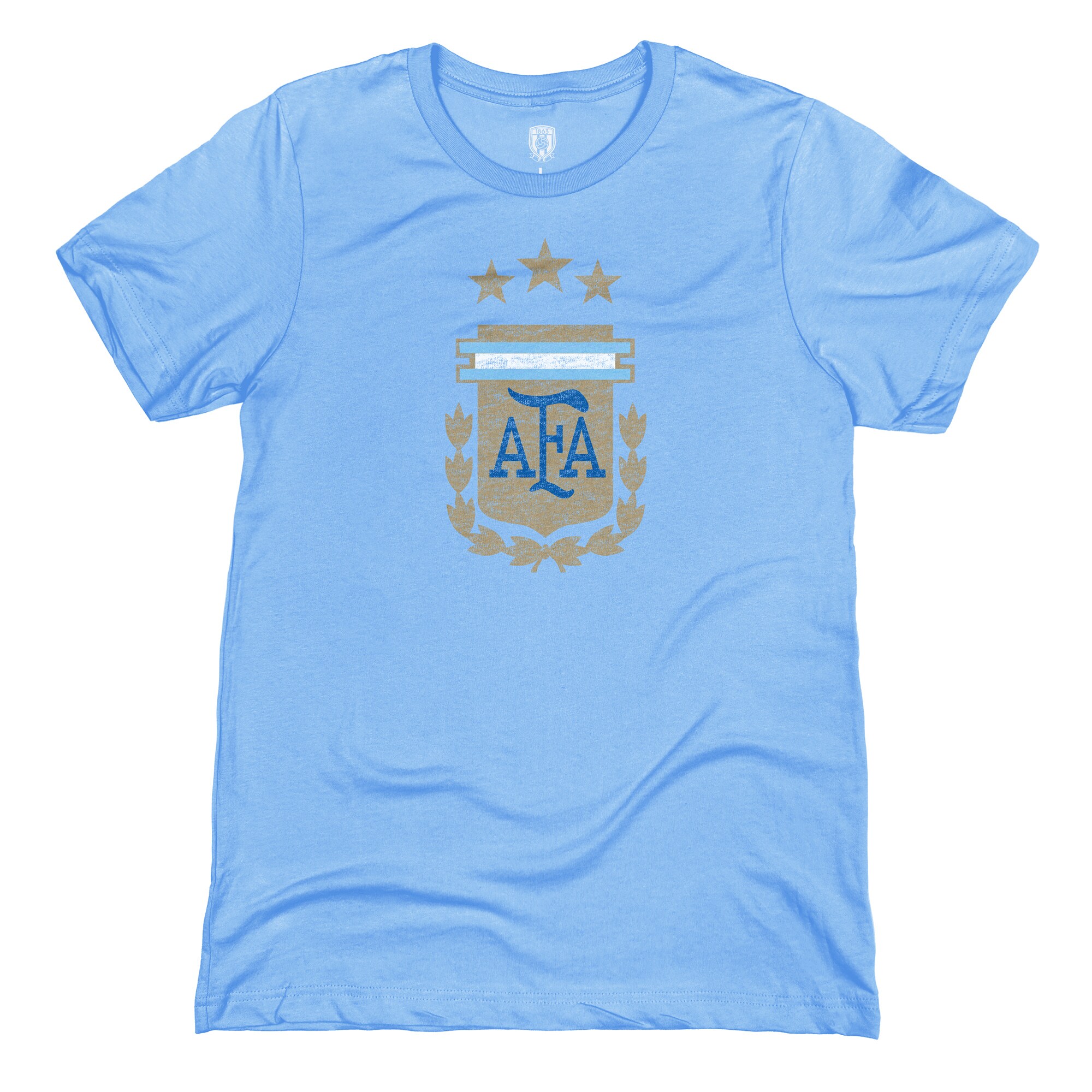 argentina national team 1863fc badge t-shirt – light blue Collection | Australia Football Jerseys And World Cup Kits