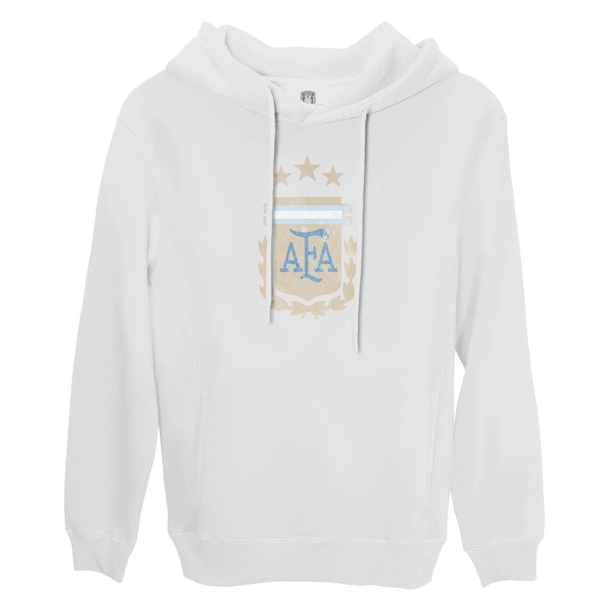 argentina national team 1863fc color badge fleece pullover hoodie – white Collection | Australia Football Jerseys And World Cup Kits
