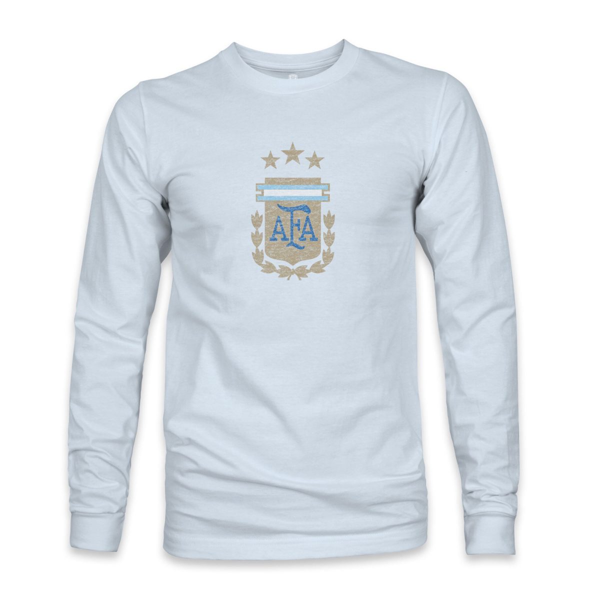 argentina national team 1863fc color badge long sleeve t-shirt – light blue Collection | Australia Football Jerseys And World Cup Kits