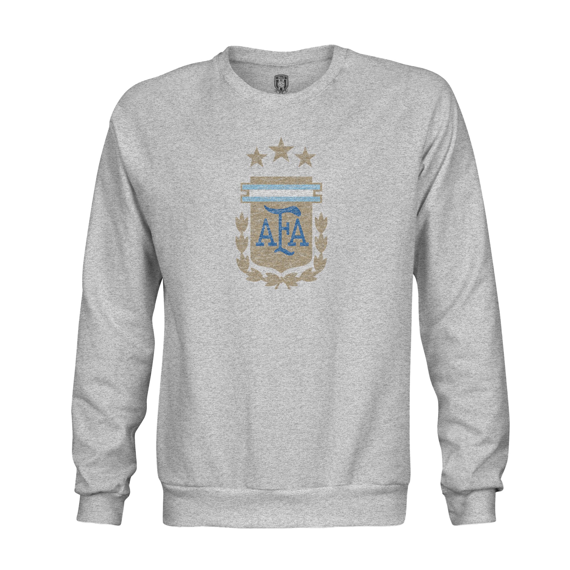 argentina national team 1863fc pullover crewneck sweatshirt – heather gray Collection | Australia Football Jerseys And World Cup Kits