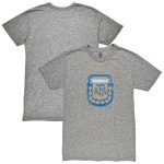 argentina national team 1863fc retro badge tri-blend t-shirt – heather gray Collection | Australia Football Jerseys And World Cup Kits