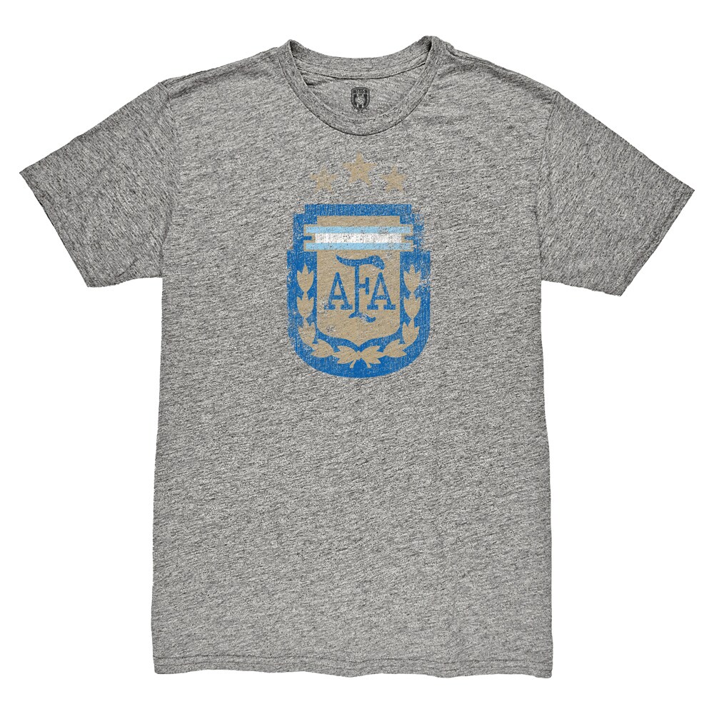 argentina national team 1863fc retro badge tri-blend t-shirt – heather gray Collection | Australia Football Jerseys And World Cup Kits