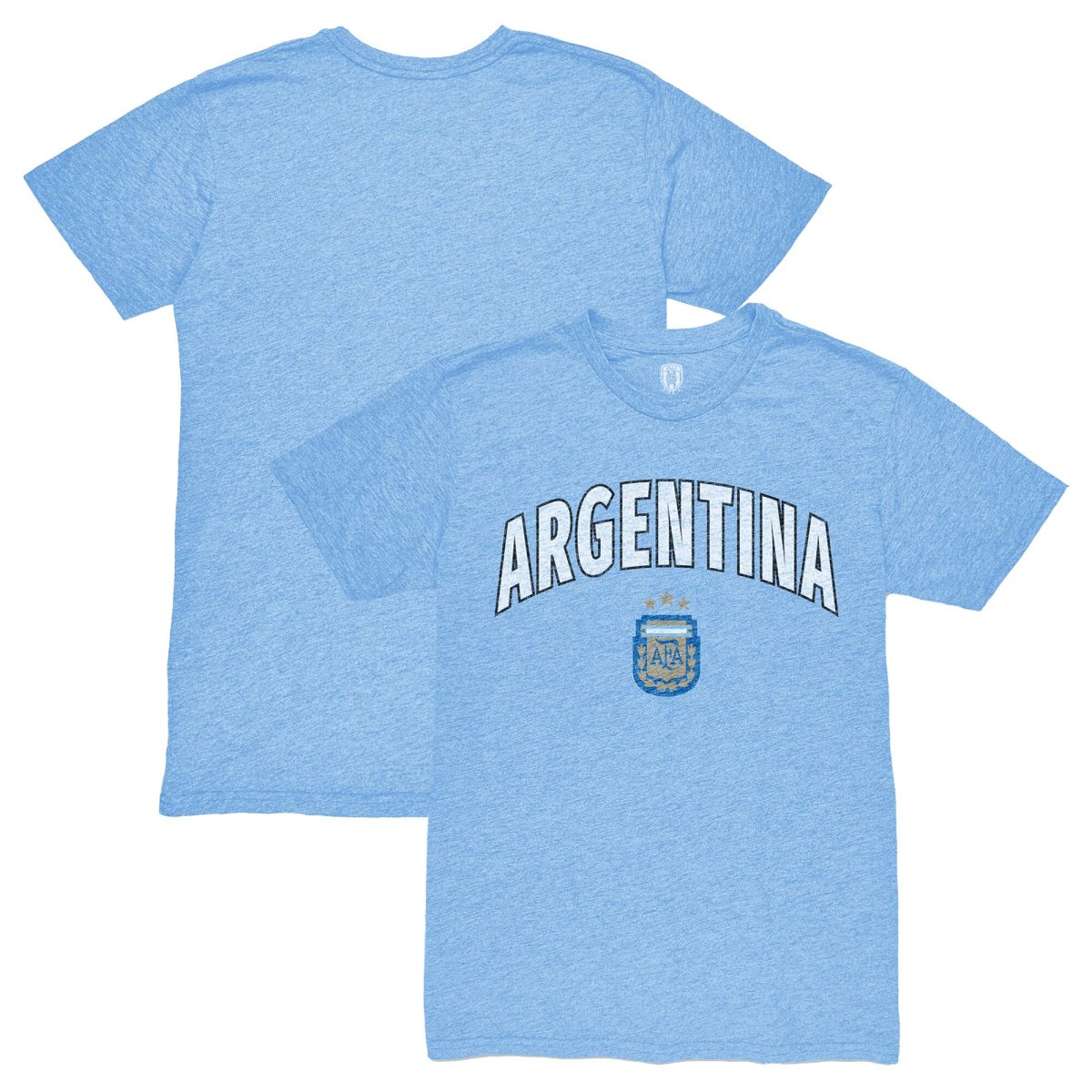 argentina national team 1863fc retro wordmark tri-blend t-shirt – light blue Collection | Australia Football Jerseys And World Cup Kits