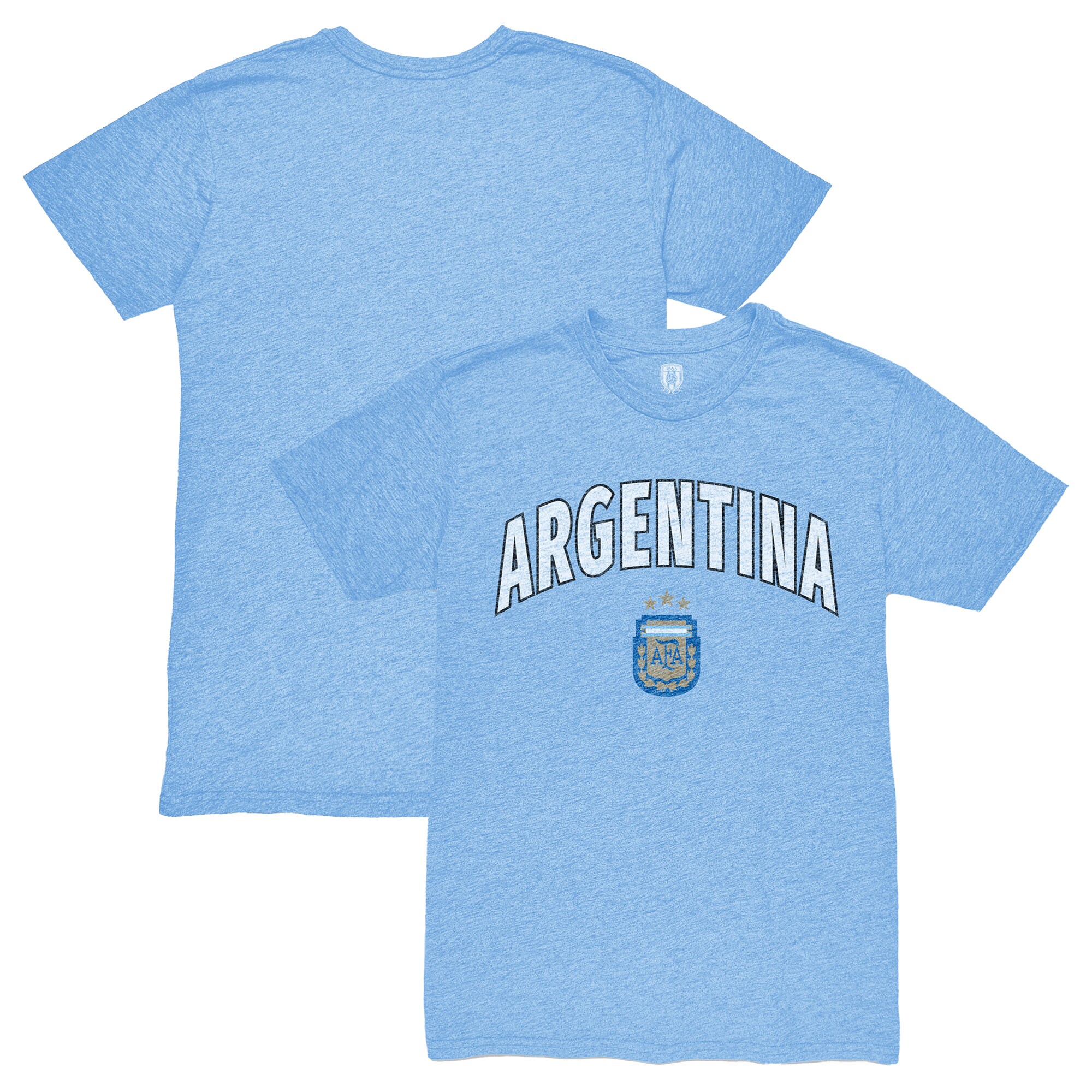 argentina national team 1863fc retro wordmark tri-blend t-shirt – light blue Collection | Australia Football Jerseys And World Cup Kits