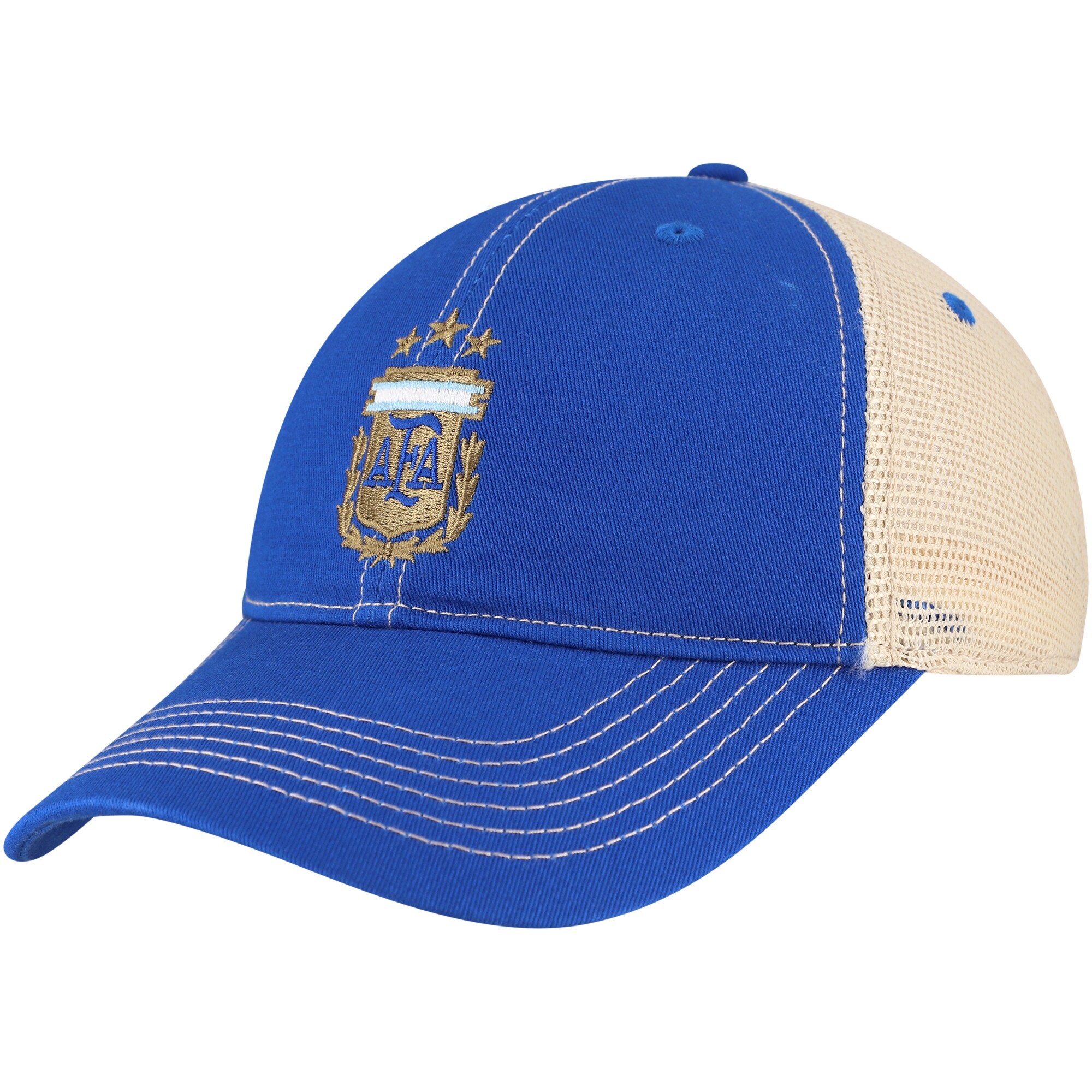 argentina national team 1863fc trucker adjustable hat – royal Collection | Australia Football Jerseys And World Cup Kits