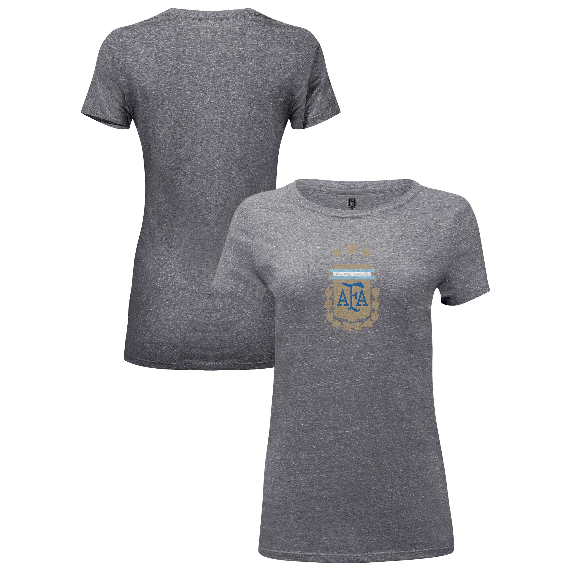 argentina national team 1863fc womens color badge tri-blend t-shirt – heather gray Collection | Australia Football Jerseys And World Cup Kits
