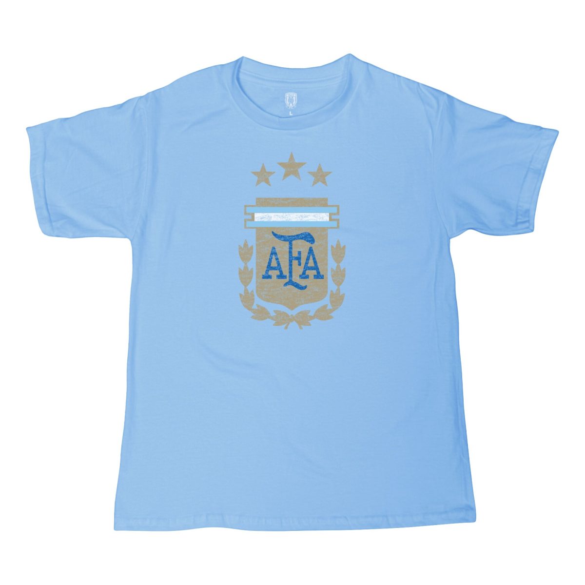 argentina national team 1863fc youth badge t-shirt – light blue Collection | Australia Football Jerseys And World Cup Kits
