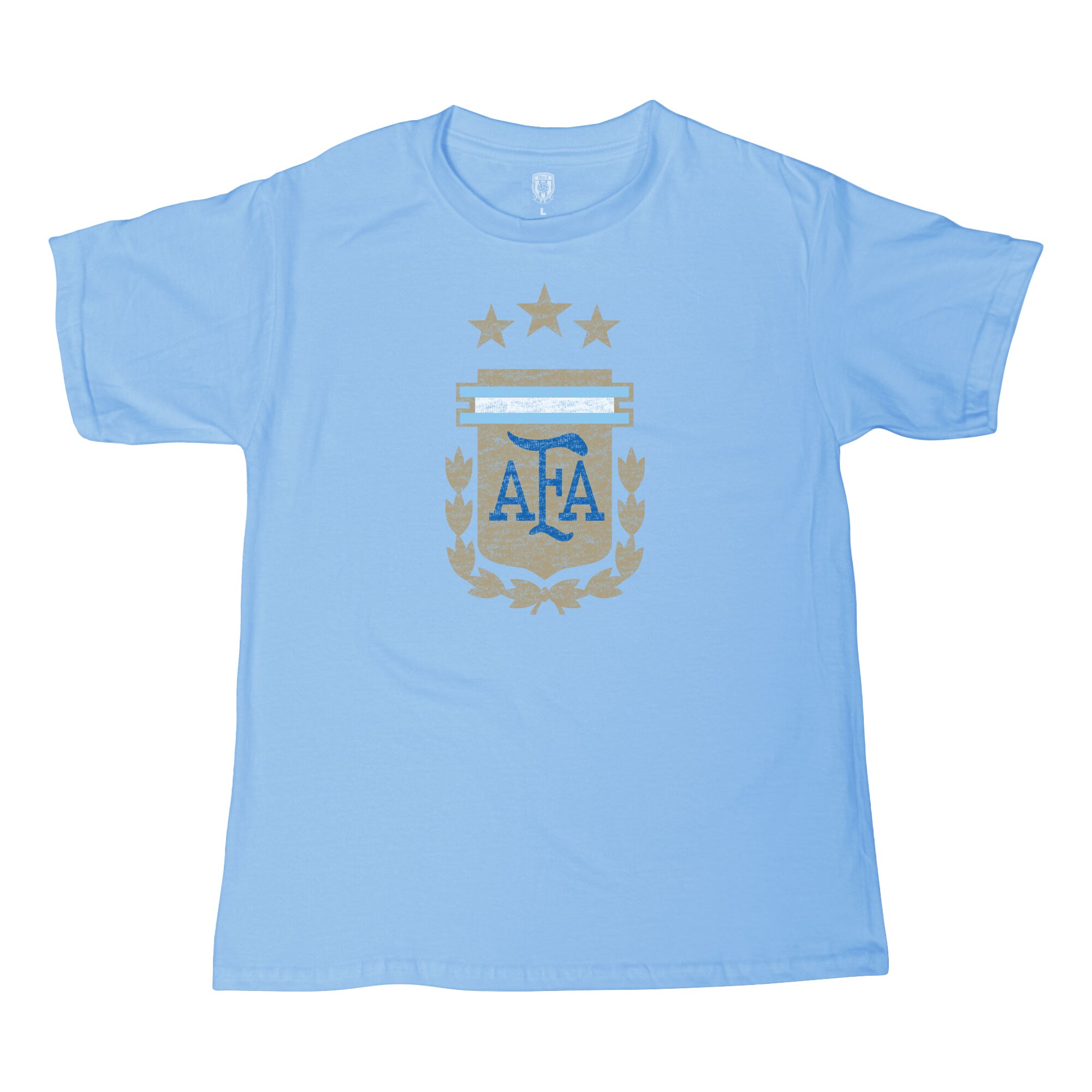 argentina national team 1863fc youth badge t-shirt – light blue Collection | Australia Football Jerseys And World Cup Kits
