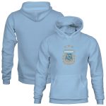 argentina national team 1863fc youth color badge fleece pullover hoodie – blue Collection | Australia Football Jerseys And World Cup Kits