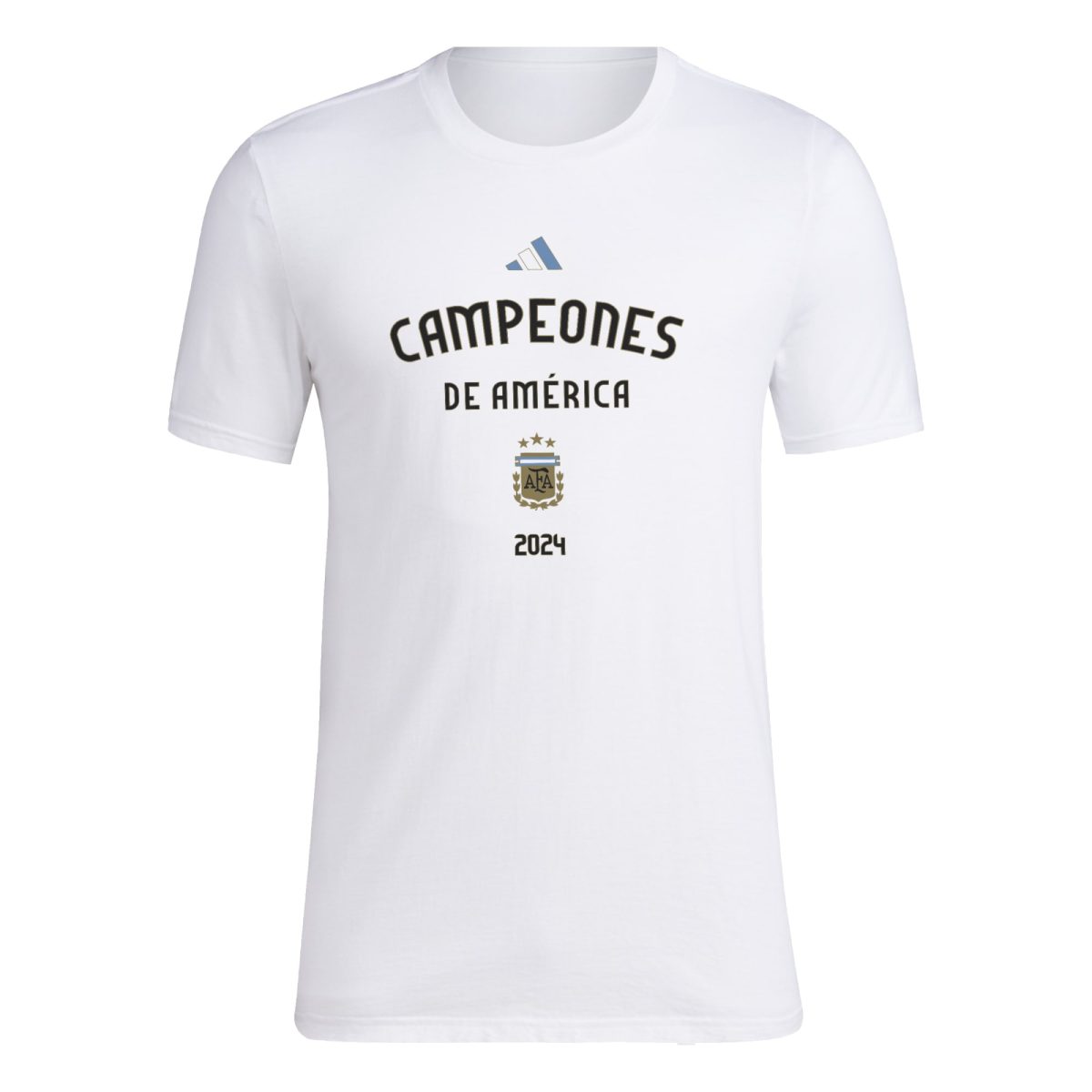 argentina national team adidas 2024 copa america champions t-shirt – white Collection | Australia Football Jerseys And World Cup Kits