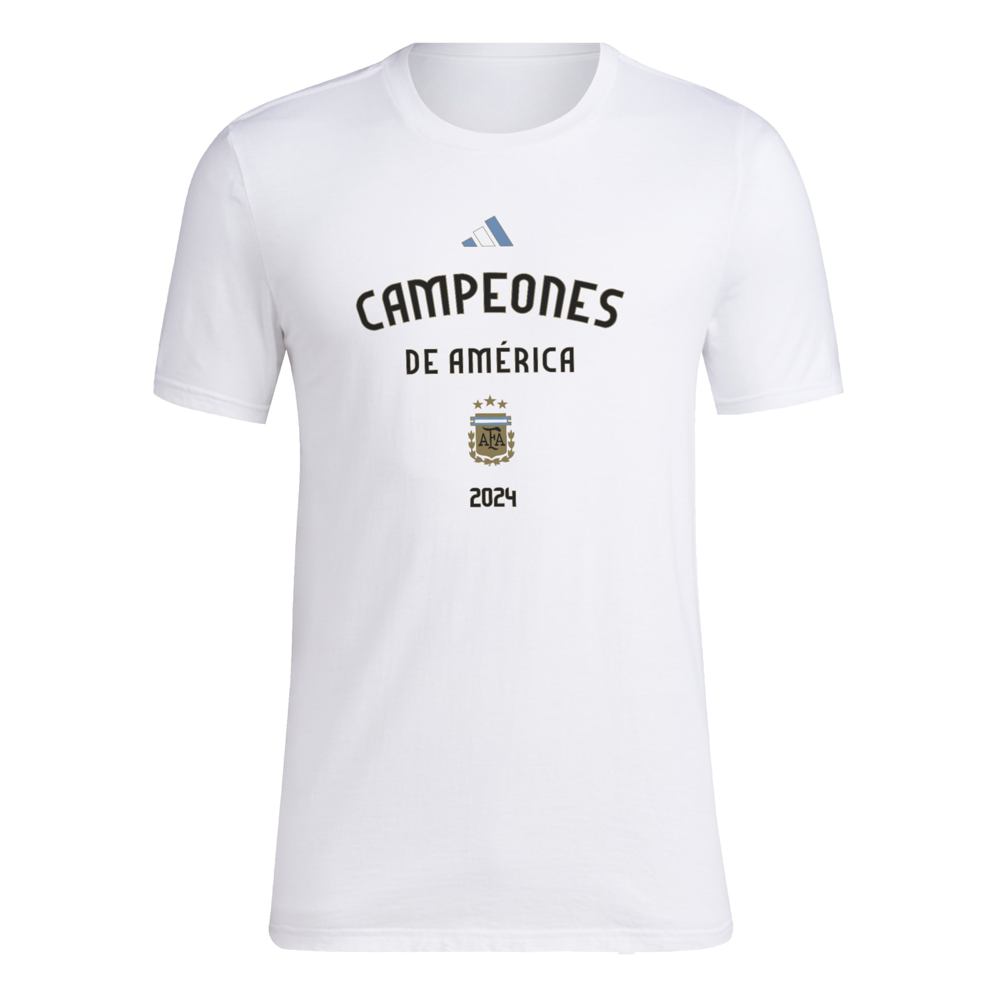 argentina national team adidas 2024 copa america champions t-shirt – white Collection | Australia Football Jerseys And World Cup Kits
