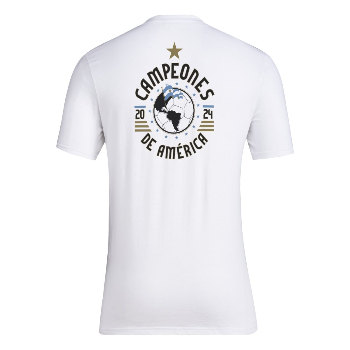 argentina national team adidas 2024 copa america champions t-shirt – white Collection | Australia Football Jerseys And World Cup Kits
