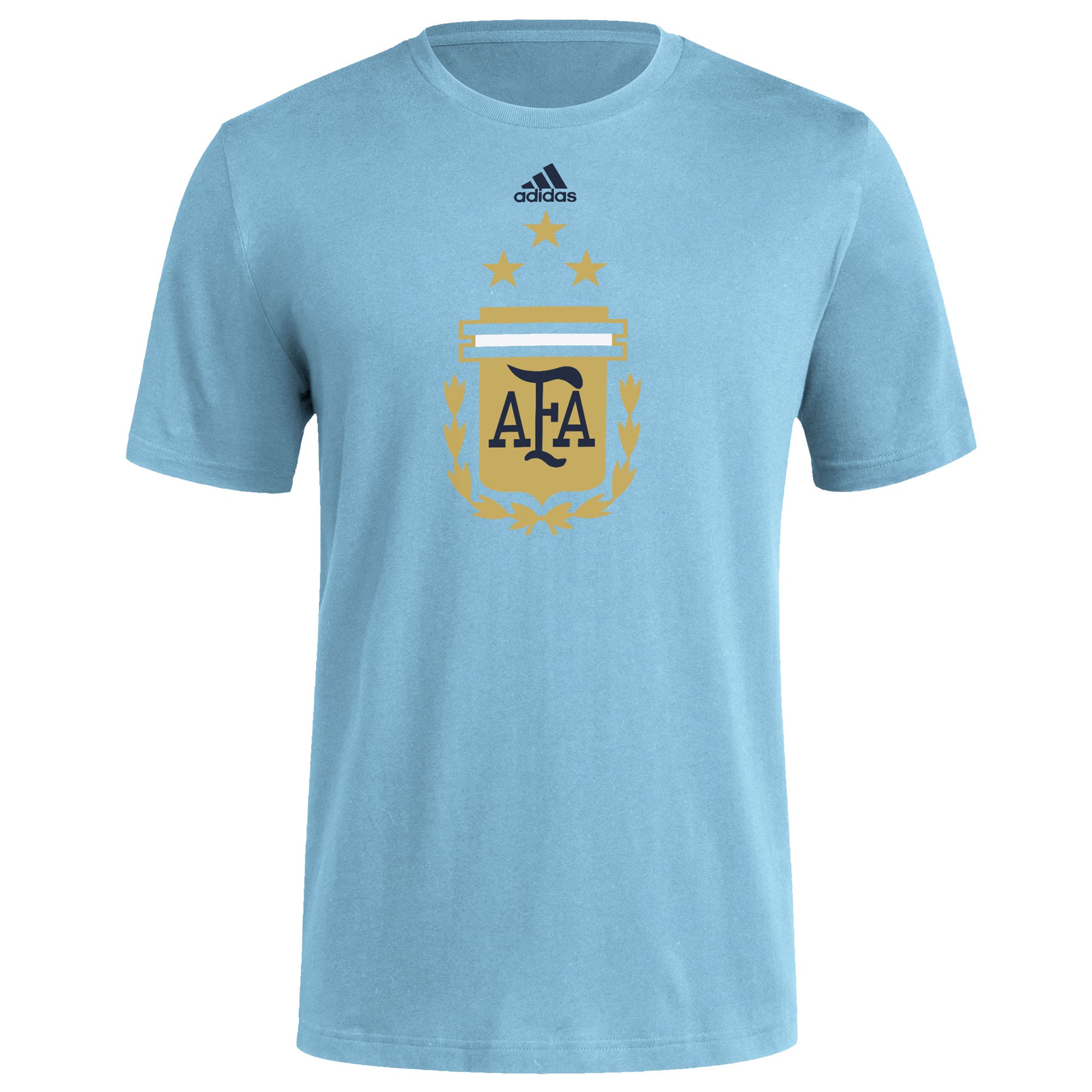 argentina national team adidas vertical back t-shirt – light blue Collection | Australia Football Jerseys And World Cup Kits