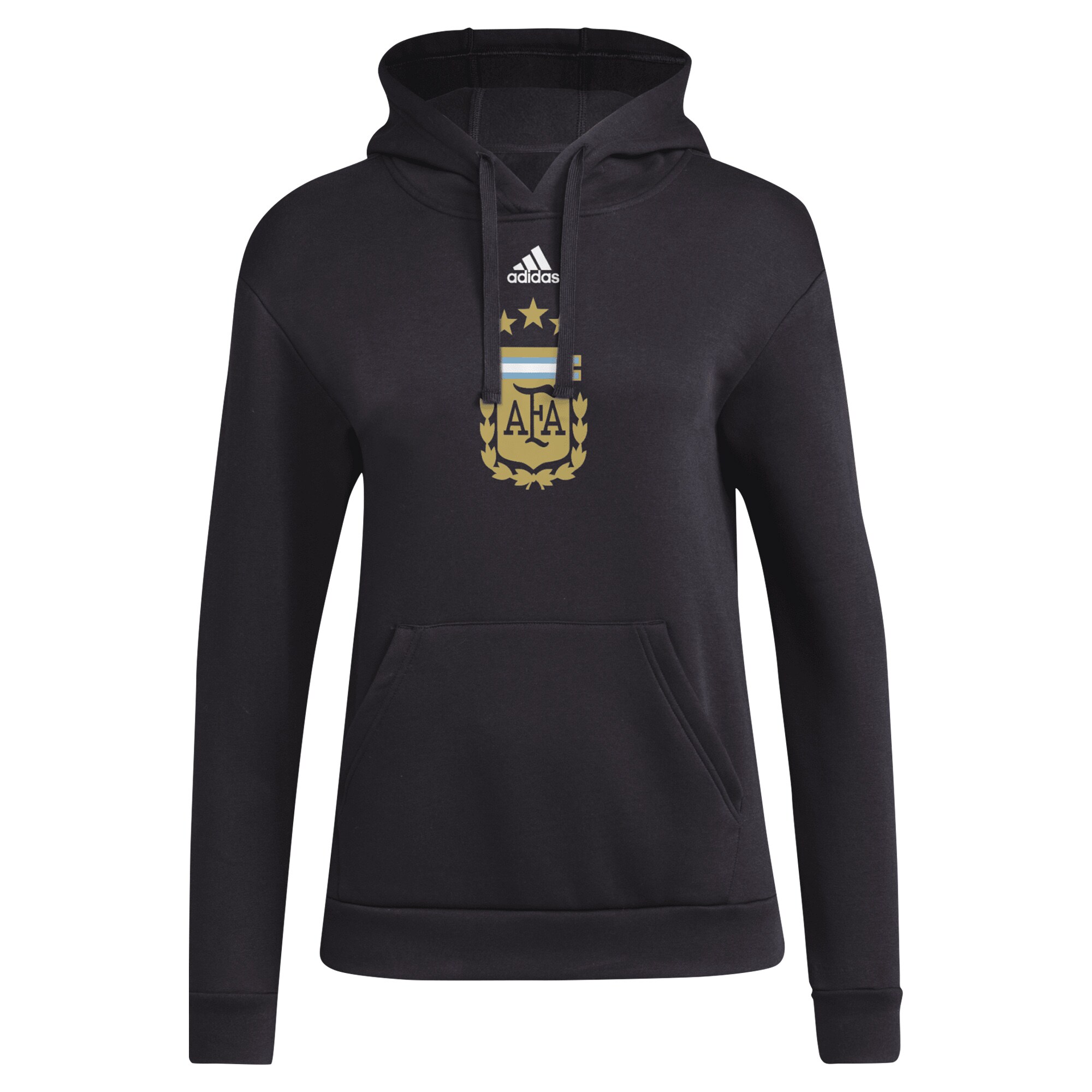 argentina national team adidas womens crest pullover hoodie – black Collection | Australia Football Jerseys And World Cup Kits