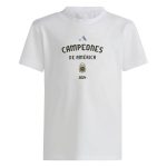 argentina national team adidas youth 2024 copa america champions t-shirt – white Collection | Australia Football Jerseys And World Cup Kits