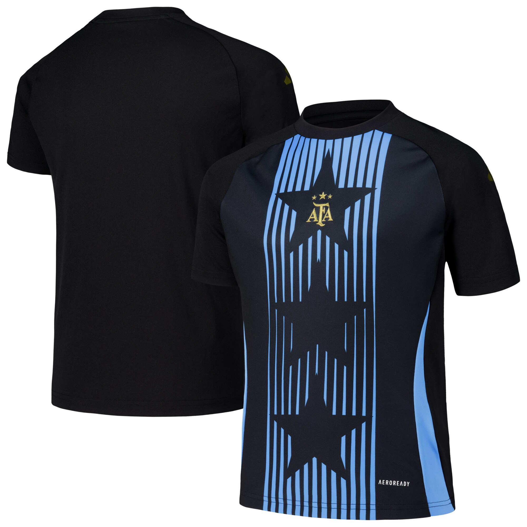 argentina national team adidas youth 2024 pre-match top – black Collection | Australia Football Jerseys And World Cup Kits