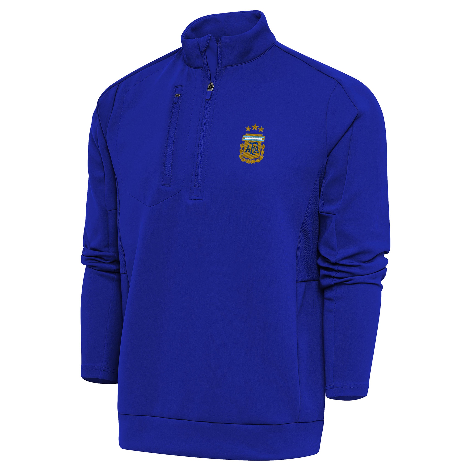 argentina national team antigua generation quarter-zip pullover top – royal Collection | Australia Football Jerseys And World Cup Kits