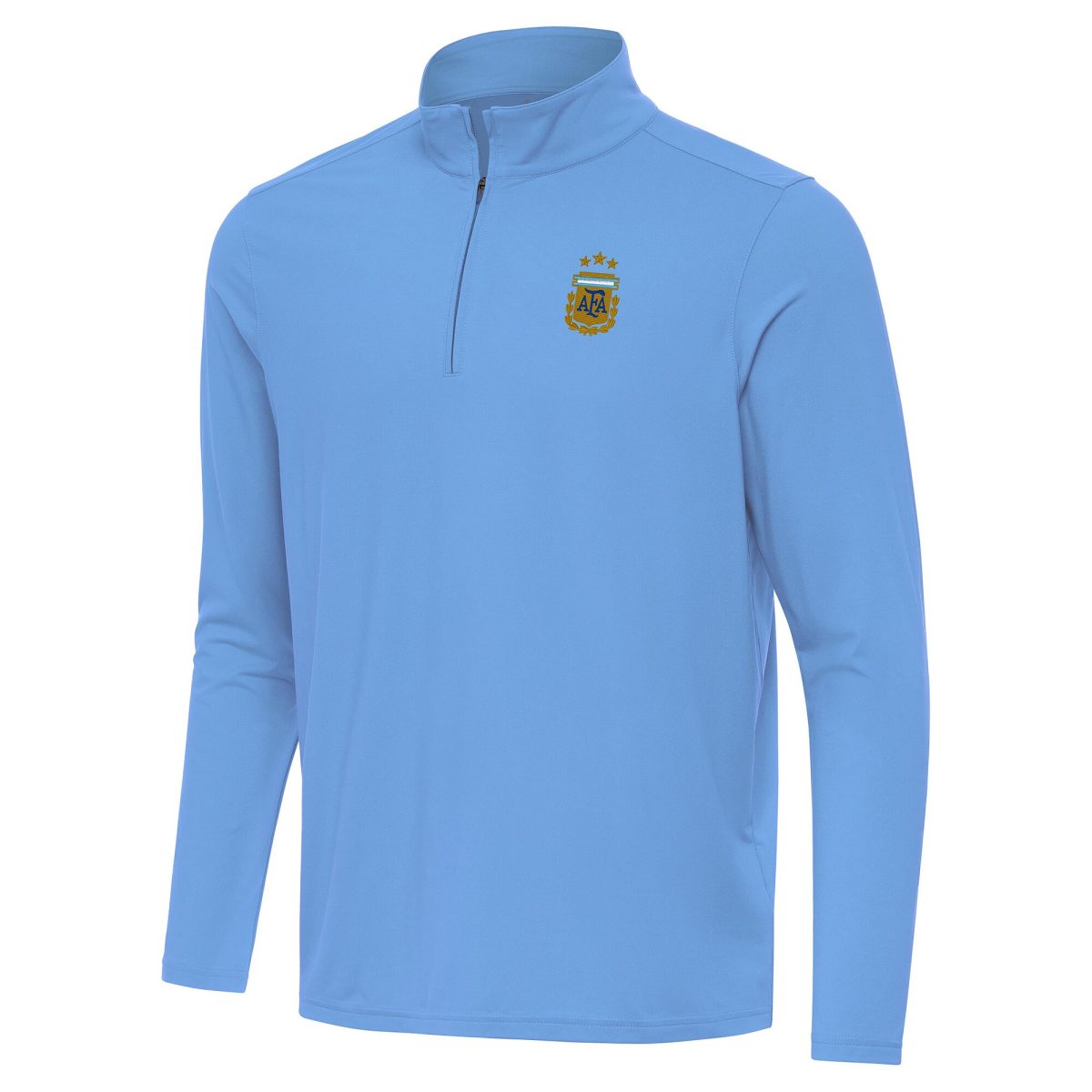argentina national team antigua intent quarter-zip pullover top – powder blue Collection | Australia Football Jerseys And World Cup Kits