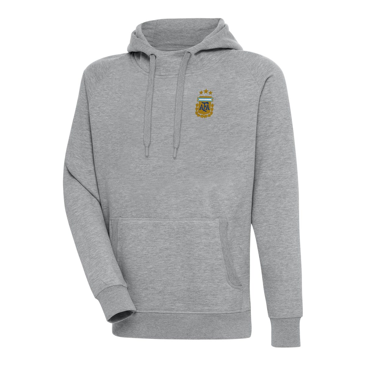 argentina national team antigua victory pullover hoodie – heather gray Collection | Australia Football Jerseys And World Cup Kits