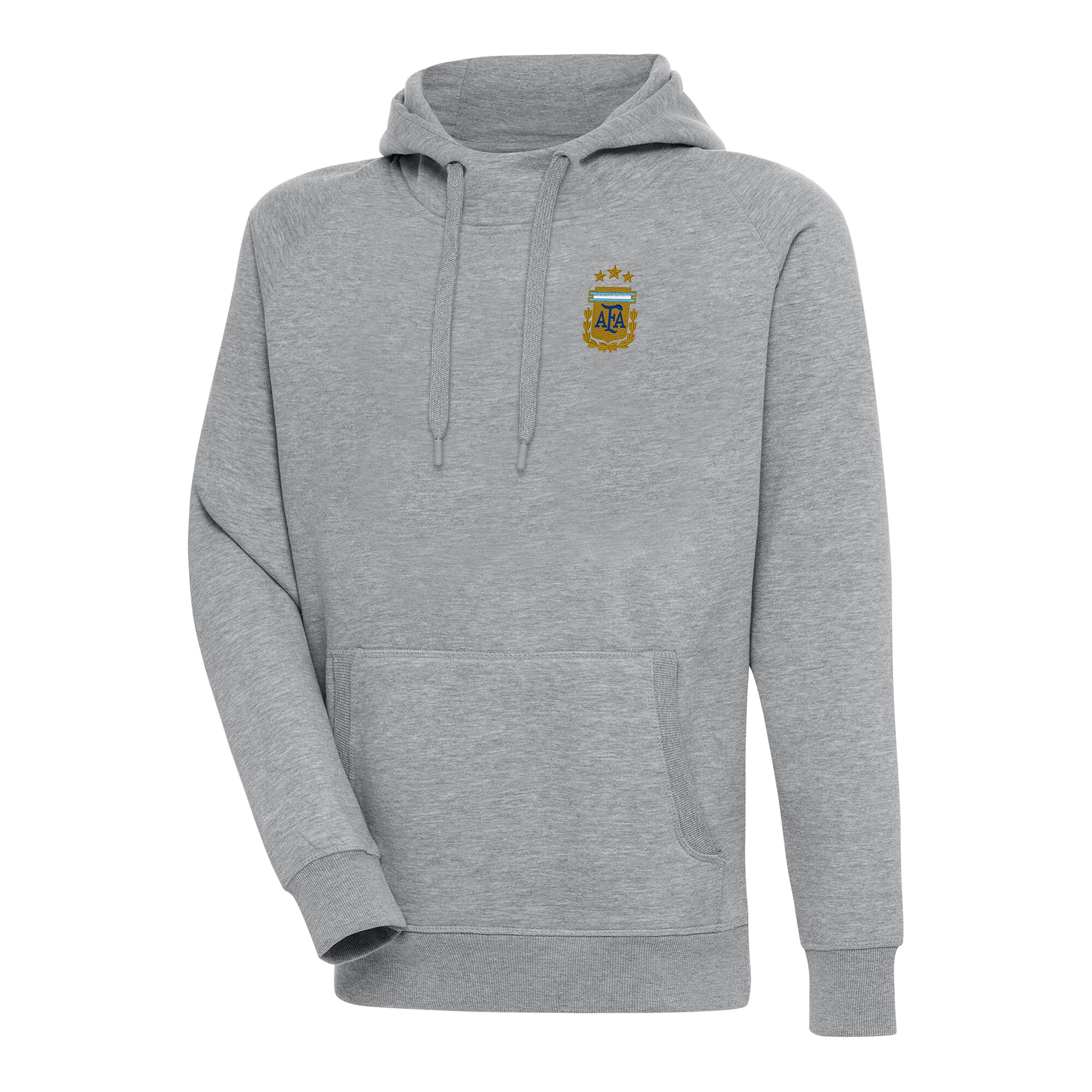 argentina national team antigua victory pullover hoodie – heather gray Collection | Australia Football Jerseys And World Cup Kits