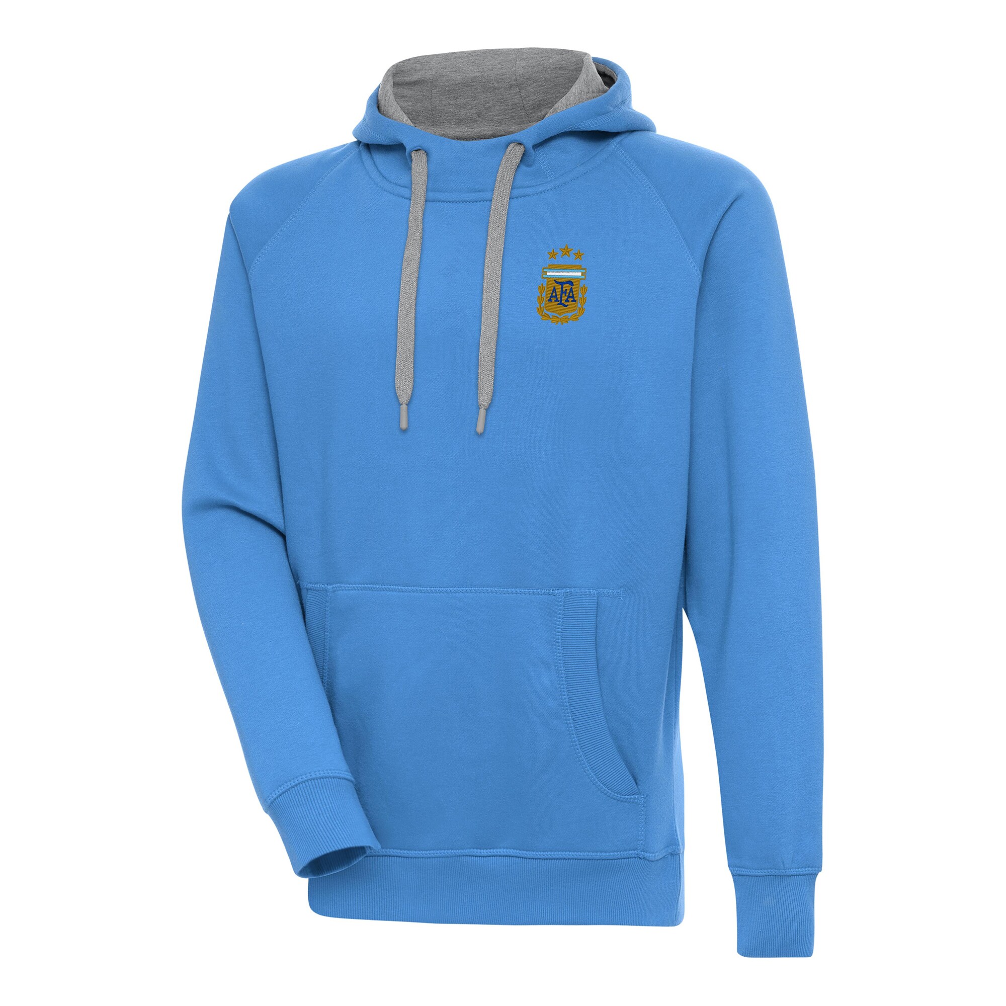 argentina national team antigua victory pullover hoodie – powder blue Collection | Australia Football Jerseys And World Cup Kits