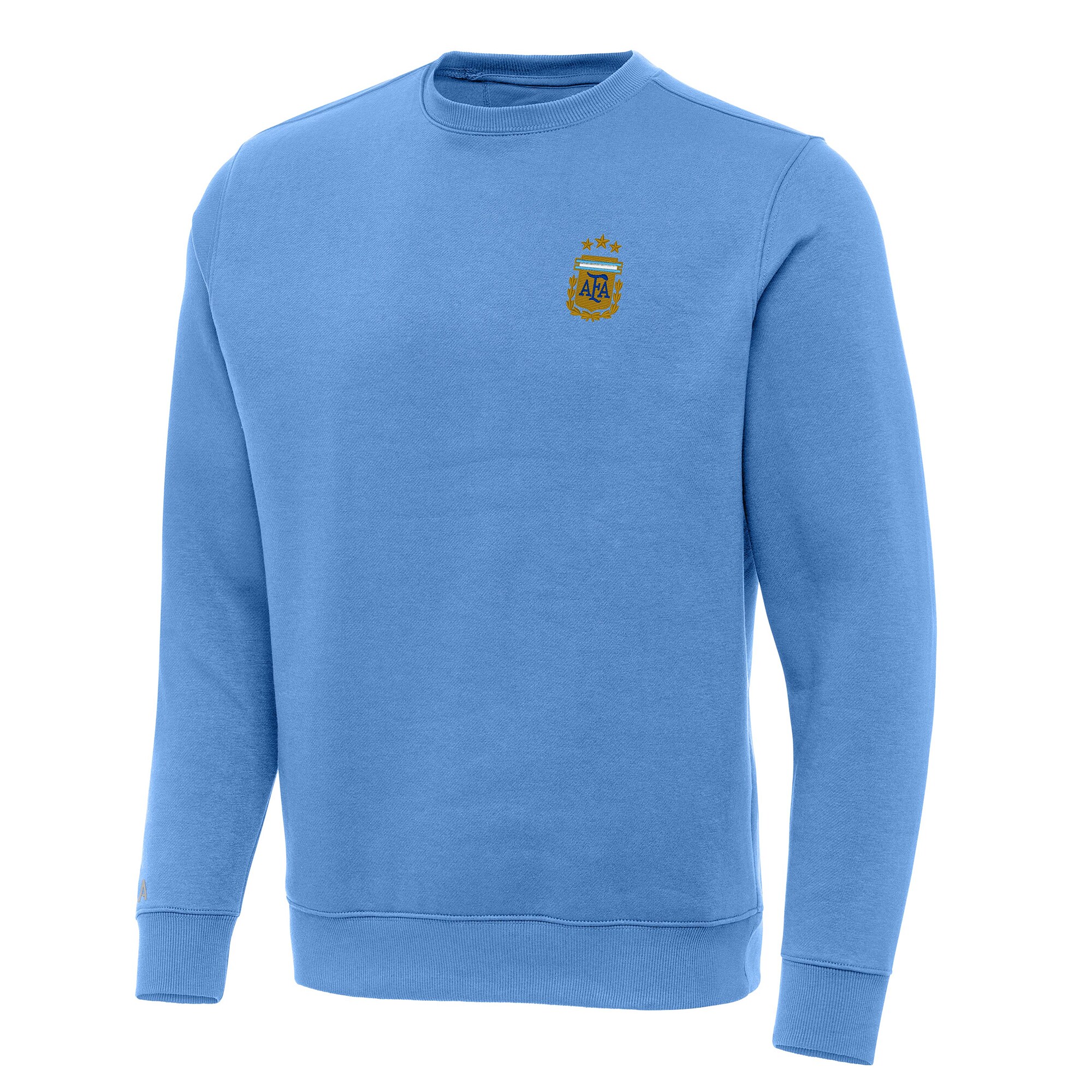 argentina national team antigua victory pullover sweatshirt – powder blue Collection | Australia Football Jerseys And World Cup Kits