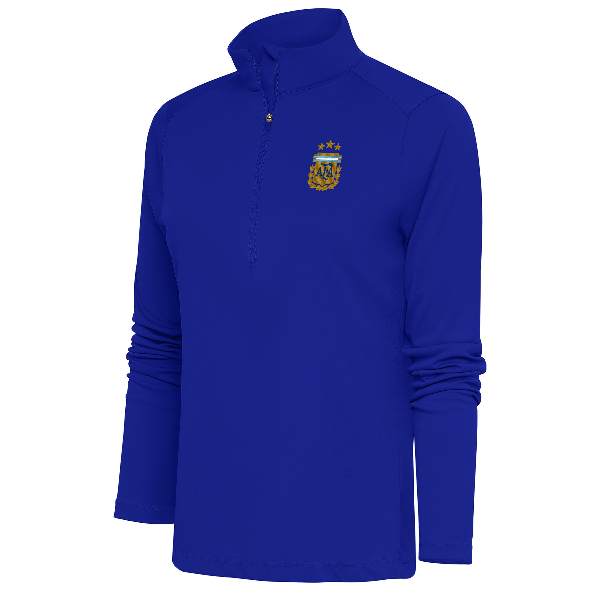 argentina national team antigua womens tribute half-zip pullover top – royal Collection | Australia Football Jerseys And World Cup Kits