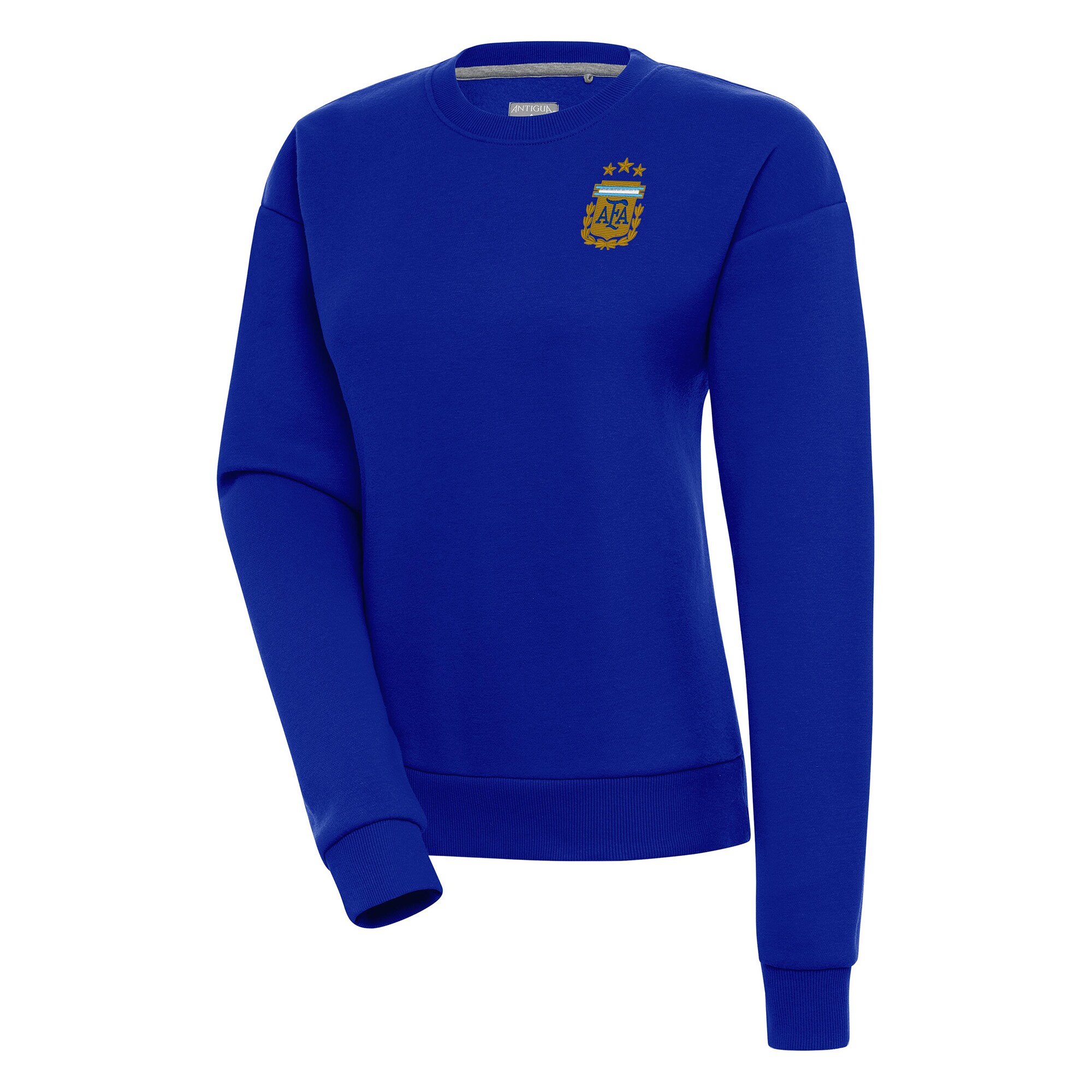 argentina national team antigua womens victory pullover sweatshirt – royal Collection | Australia Football Jerseys And World Cup Kits