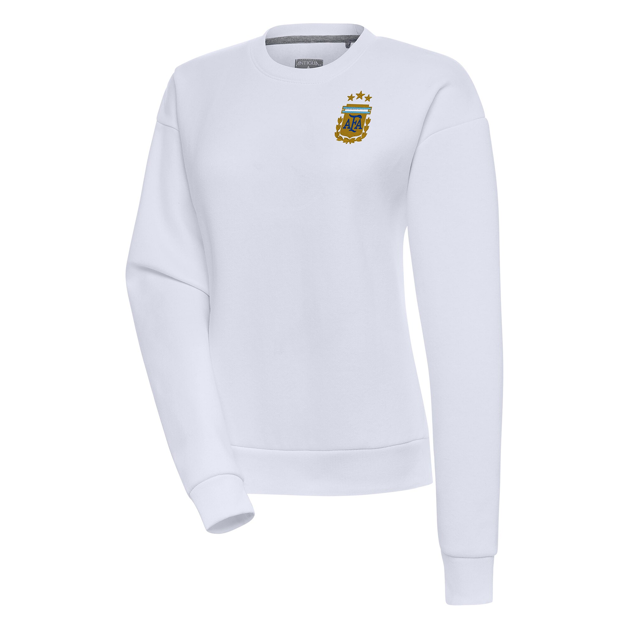 argentina national team antigua womens victory pullover sweatshirt – white Collection | Australia Football Jerseys And World Cup Kits