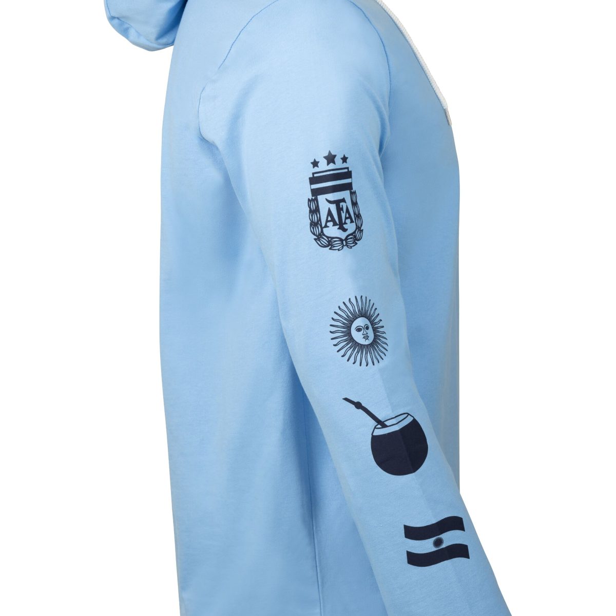 argentina national team sport design sweden relaxed hooded long sleeve t-shirt – light blue Collection | Australia Football Jerseys And World Cup Kits