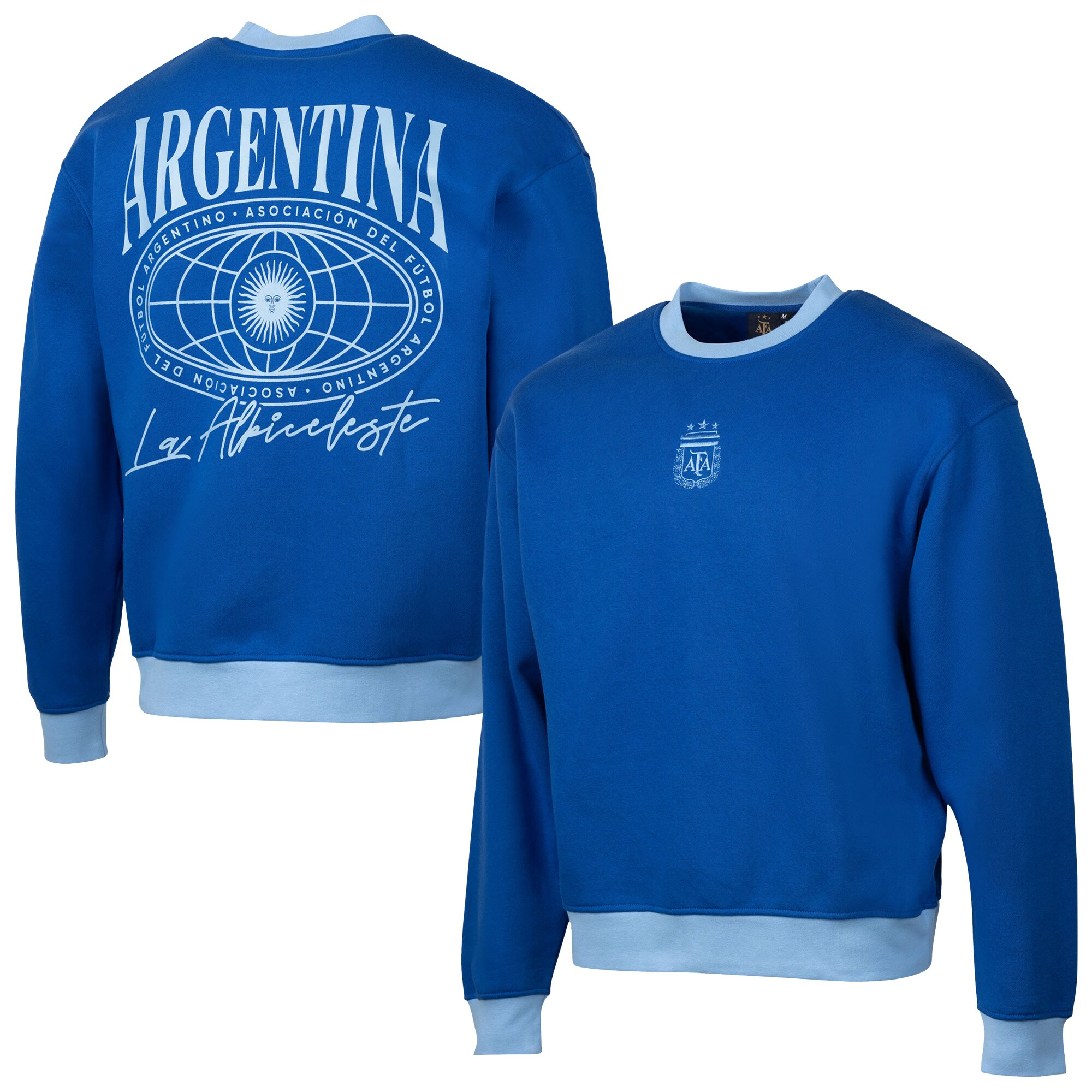 argentina national team sport design sweden relaxed pullover sweatshirt – royal Collection | Australia Football Jerseys And World Cup Kits