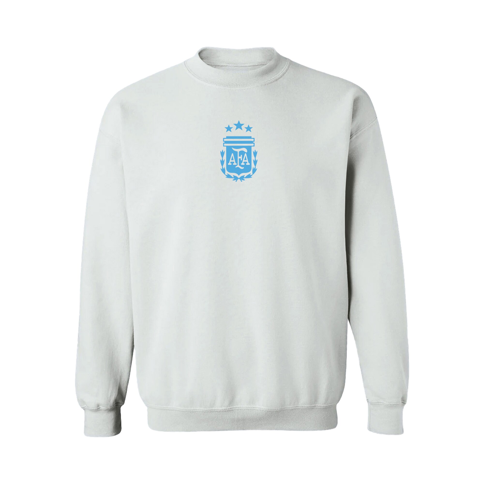 argentina national team vive la fete womens color badge pullover sweatshirt – white Collection | Australia Football Jerseys And World Cup Kits
