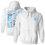 argentina national team vive la fete womens impressions artwork pullover hoodie – white Collection | Australia Football Jerseys And World Cup Kits