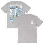 argentina national team vive la fete womens impressions artwork t-shirt – heather gray Collection | Australia Football Jerseys And World Cup Kits