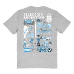 argentina national team vive la fete womens impressions artwork t-shirt – heather gray Collection | Australia Football Jerseys And World Cup Kits