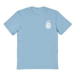 argentina national team vive la fete womens impressions artwork t-shirt – light blue Collection | Australia Football Jerseys And World Cup Kits
