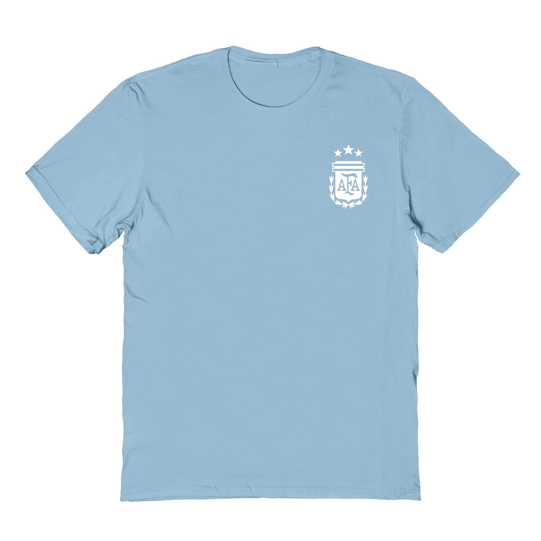 argentina national team vive la fete womens impressions artwork t-shirt – light blue Collection | Australia Football Jerseys And World Cup Kits