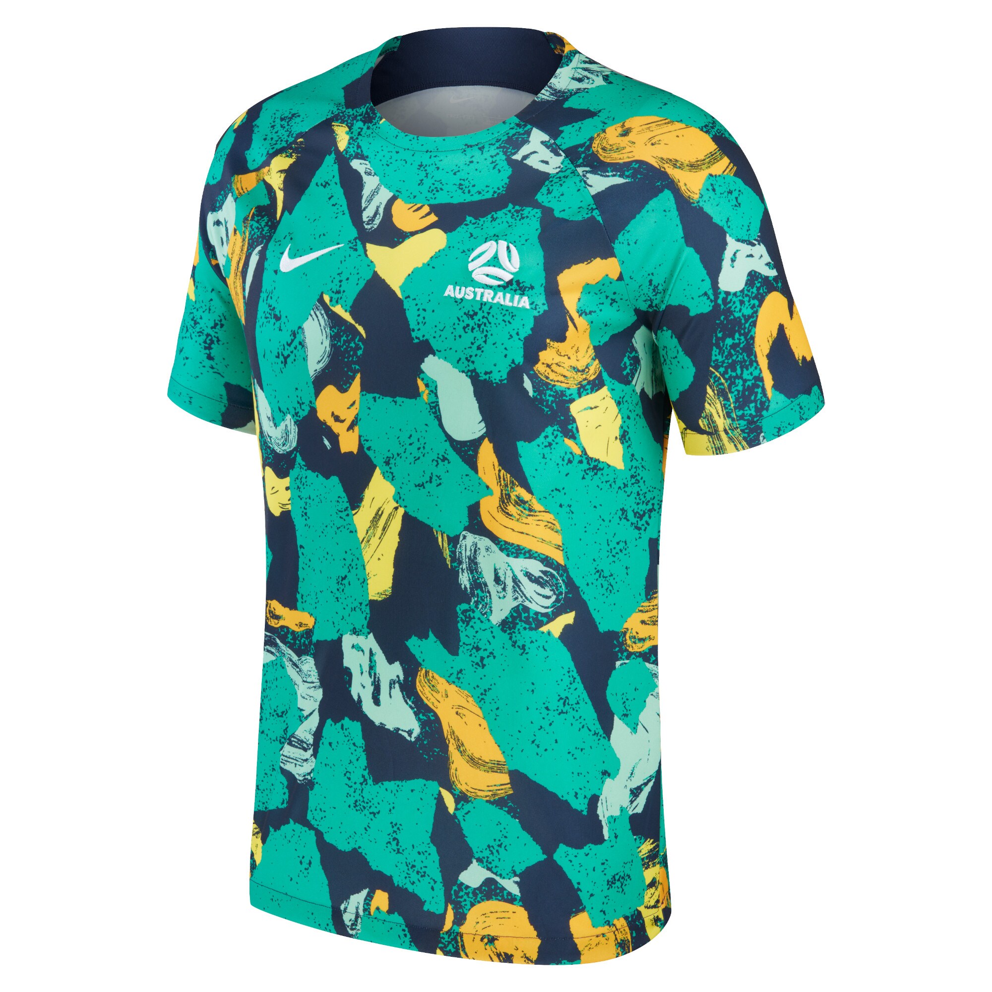 australia national team nike 202223 pre-match top – greenyellow Collection | Australia Football Jerseys And World Cup Kits