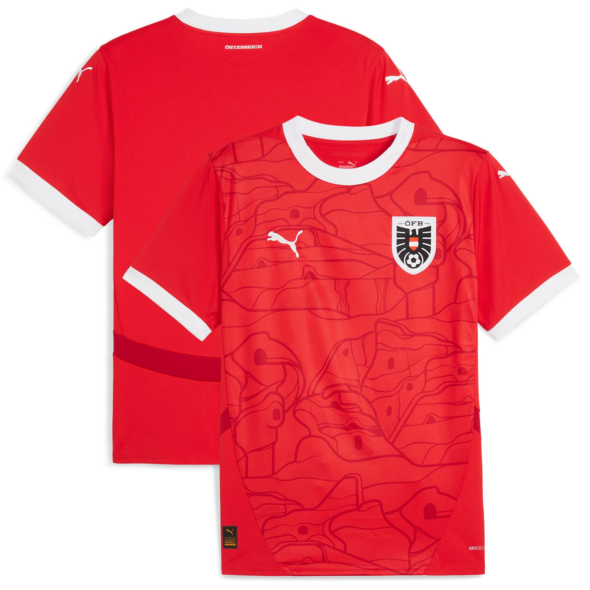 austria national team puma 2024 home replica jersey – red Collection | Australia Football Jerseys And World Cup Kits