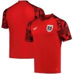 austria national team puma pre-match v-neck top – red Collection | Australia Football Jerseys And World Cup Kits