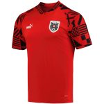 austria national team puma pre-match v-neck top – red Collection | Australia Football Jerseys And World Cup Kits