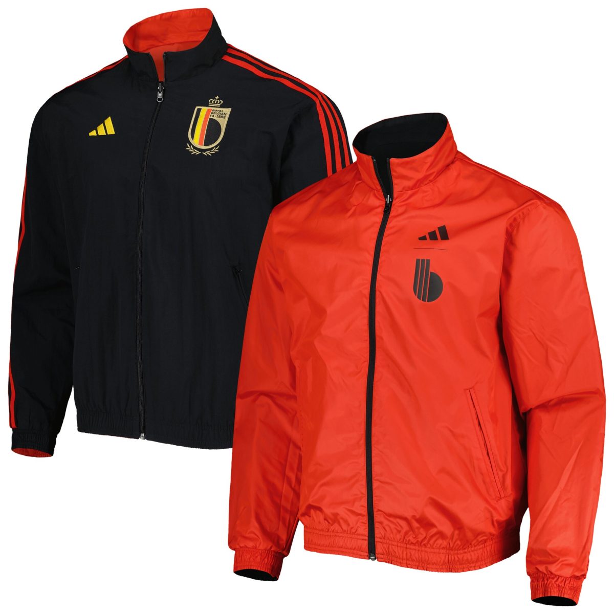belgium national team adidas aeroready reversible anthem reversible full-zip jacket – redblack Collection | Australia Football Jerseys And World Cup Kits