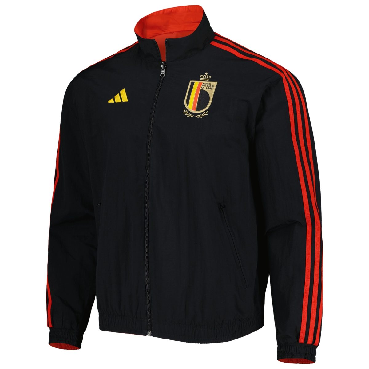 belgium national team adidas aeroready reversible anthem reversible full-zip jacket – redblack Collection | Australia Football Jerseys And World Cup Kits