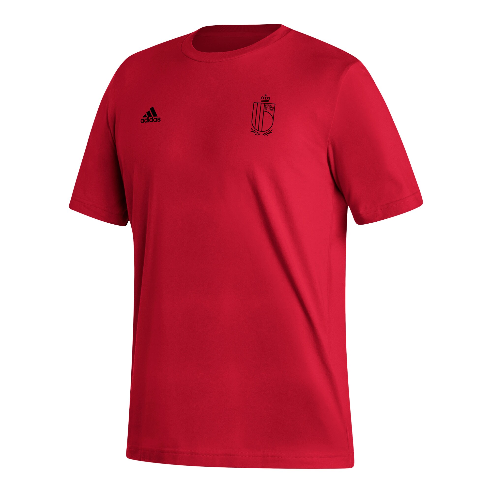 belgium national team adidas crest t-shirt – red Collection | Australia Football Jerseys And World Cup Kits